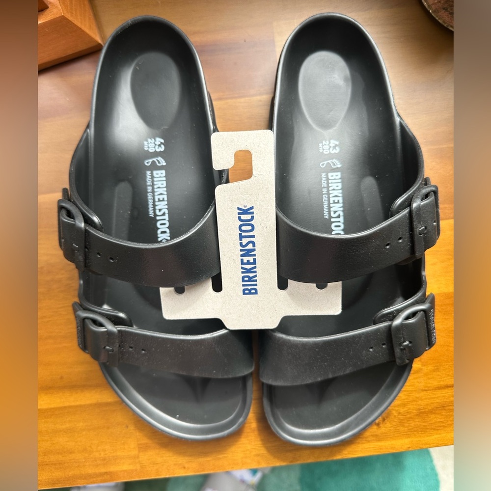 Birkenstock NWT Arizona EVA black sandals - EU 43 / US men’s 10 - Picture 6 of 8